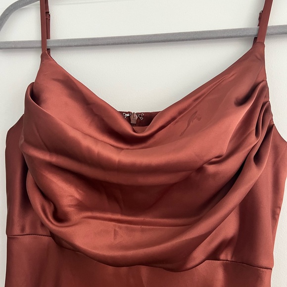 Revelry Cinnamon Bridesmaids Dress - Picture 7 of 9